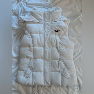 Hollister S White Vest / jacket